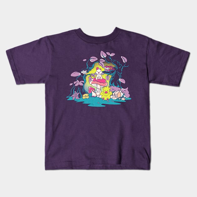 FANTASYLAND final fantasy kupo moogle Kids T-Shirt by leepianti